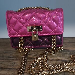 Pink and Purple Kurt Geiger Micro Crossbody Authentic Mint Condition